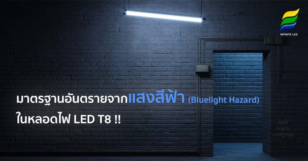 มาตรฐานอันตรายจากแสงสีฟ้า Bluelight Hazard ในหลอดไฟ LED T8 !!